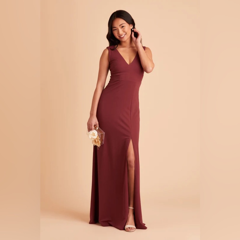Birdy Grey bridesmaid dress crepe rosewood shamin